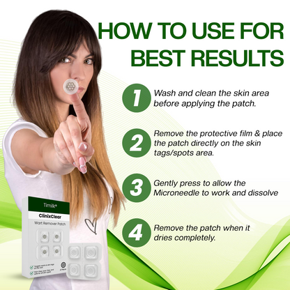 Timilk® ClinixClear Wart Remover Patch