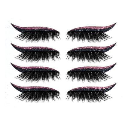 Stick-on Lash and Liner (4 pairs)